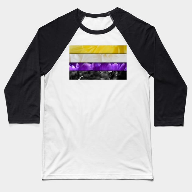 Non binary nature Baseball T-Shirt by Caliel